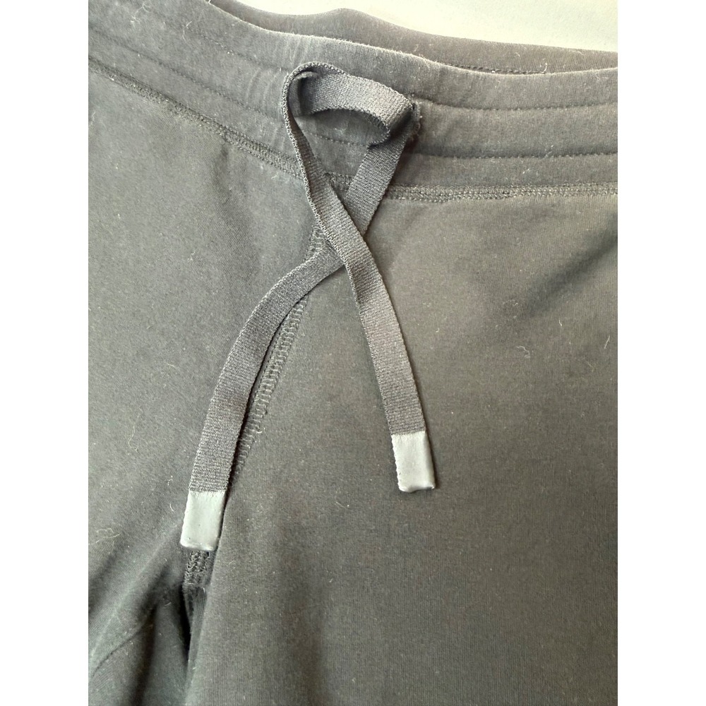 Alo Yoga Moto Jogger Pants Womens XS Black Ribbed Zip Pockets Drawstring Lounge - Picture 9 of 12